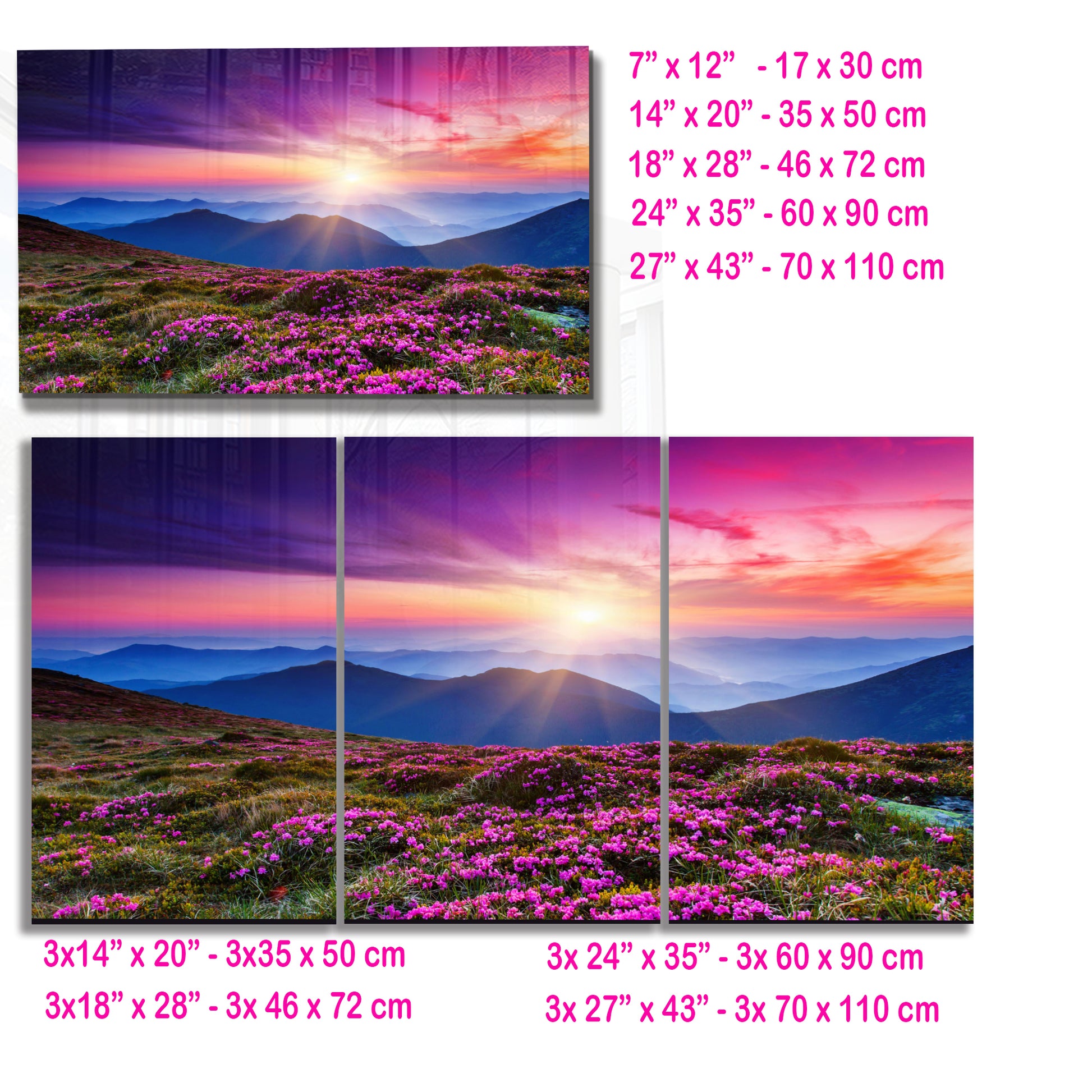 Dramatic Sunset Glass Wall Art – Tempered Glass Landscape Print, Large Framed or Frameless Wall Decor, Stained Glass Wall Art, Landscape Glass Panel (Copy)