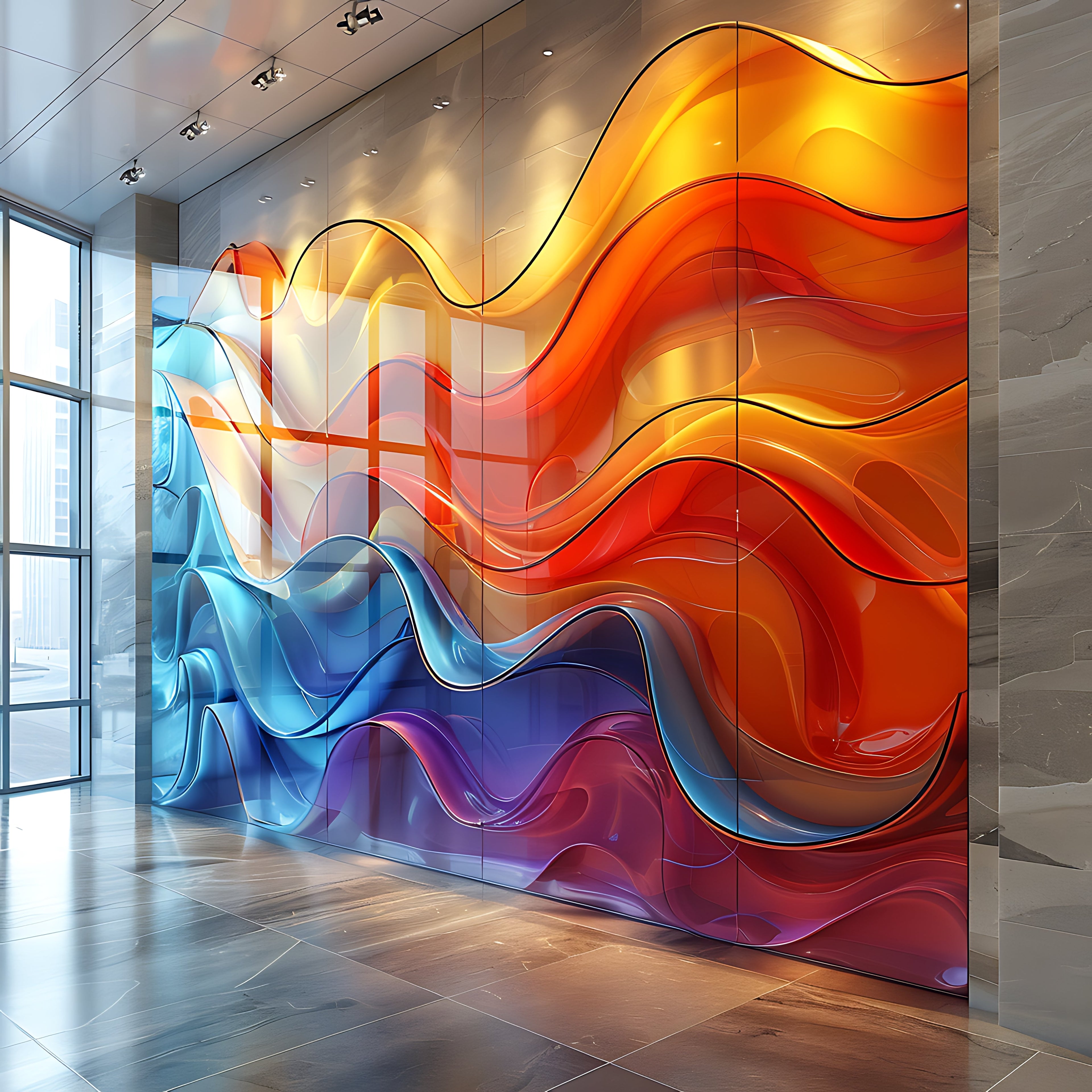 ÖZEL TASARIM TEMPERLİ CAM PANELLER