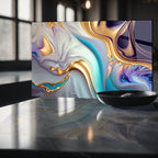 Renkli Ocak Arkası Temperli Cam Panel – Modern Mutfak Backsplash Dekoru