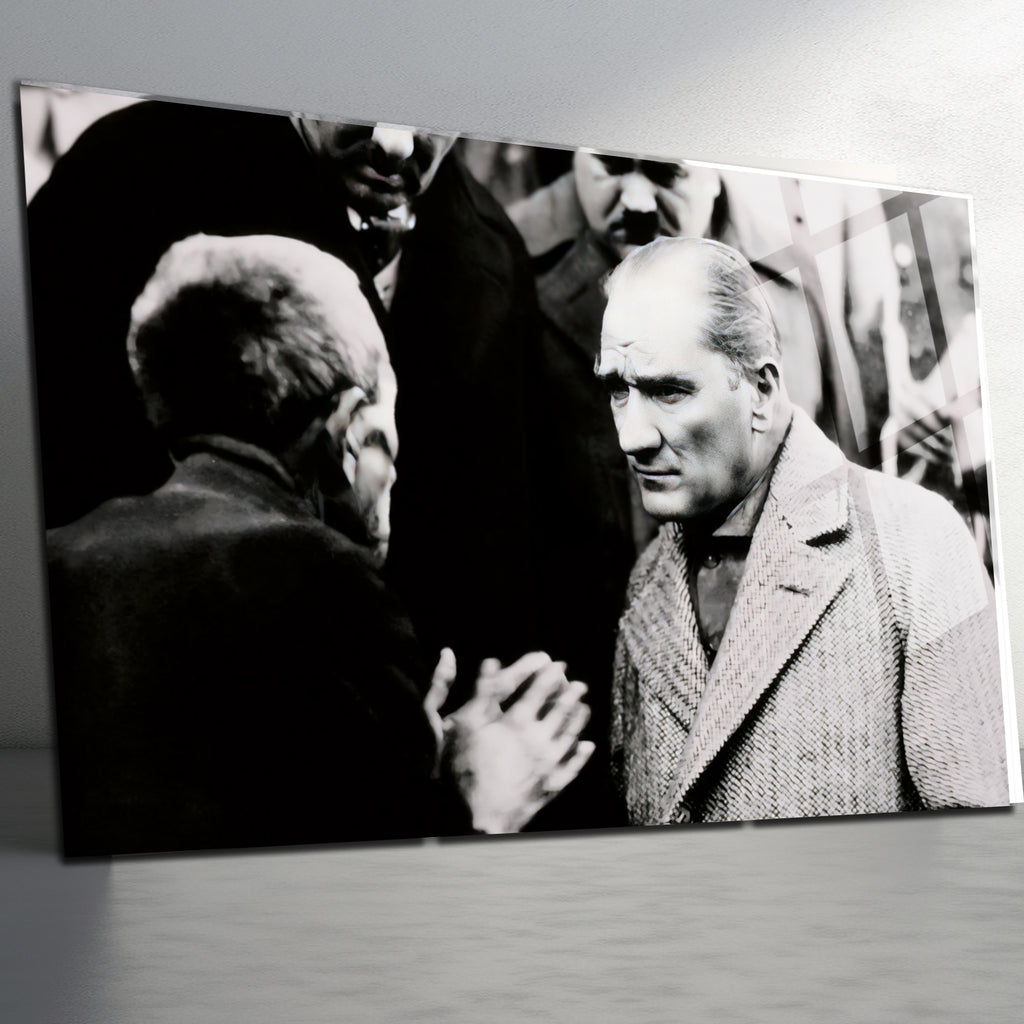 Bayrak Temalı Temperli Cam Duvar Tablosu – Premium UV Baskı, Modern & Şık Dekor