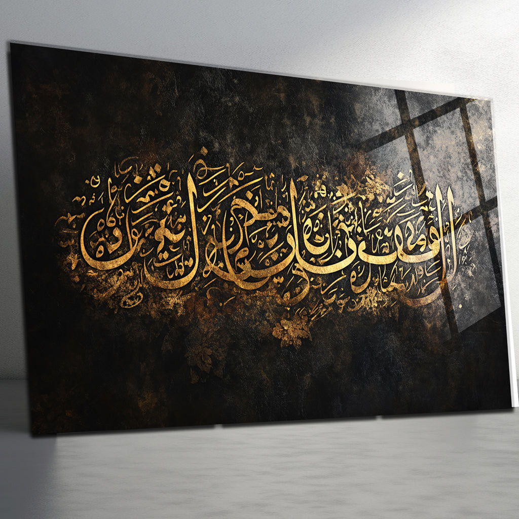 Hummingbird and Flower Themed Stained Glass Tempered Glass Painting – Colorful Nature Wall Decor