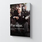 Atatürk Temalı Temperli Cam Duvar Tablosu – Premium UV Baskı, Modern & Şık Dekor