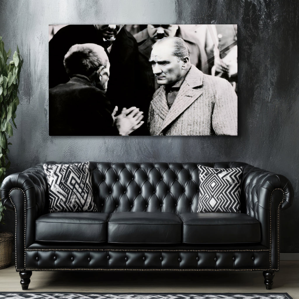 Bayrak Temalı Temperli Cam Duvar Tablosu – Premium UV Baskı, Modern & Şık Dekor