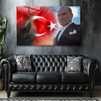 Atatürk Temalı Temperli Cam Duvar Tablosu – Premium UV Baskı, Modern & Şık Dekor (Kopya)