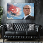 Atatürk Temalı Temperli Cam Duvar Tablosu – Premium UV Baskı, Modern & Şık Dekor (Kopya)