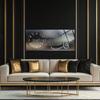 Tempered Glass Wall Art – İhlâs Suresi (Kul Hüvallahu Ehad) İslami Duvar Saati