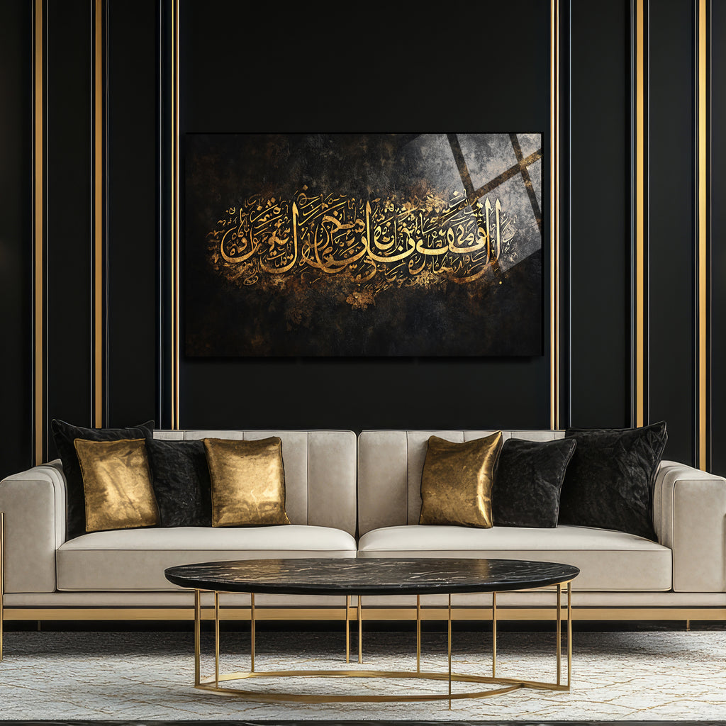 Hummingbird and Flower Themed Stained Glass Tempered Glass Painting – Colorful Nature Wall Decor