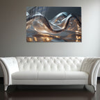 Renkli Soyut Temperlenmiş Cam Tablo