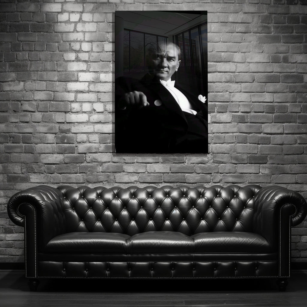 Atatürk Temalı Temperli Cam Duvar Tablosu – Premium UV Baskı, Modern & Şık Dekor (Kopya)