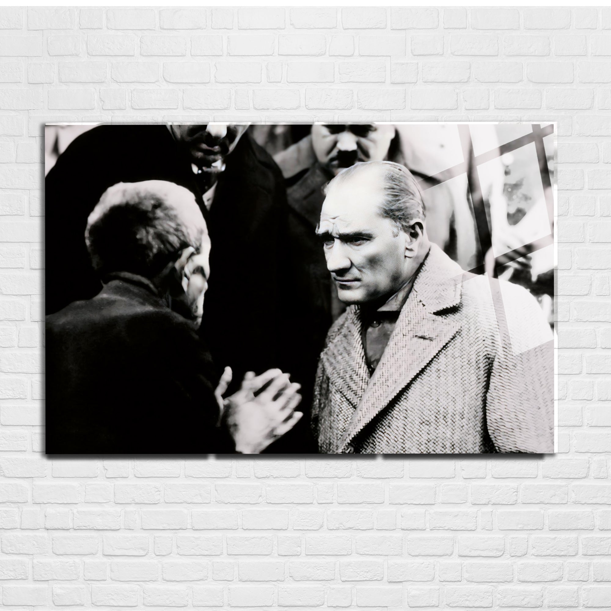 Bayrak Temalı Temperli Cam Duvar Tablosu – Premium UV Baskı, Modern & Şık Dekor