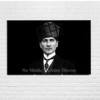 Atatürk Temalı Temperli Cam Duvar Tablosu – Premium UV Baskı, Modern & Şık Dekor