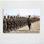 Hummingbird and Flower Themed Stained Glass Tempered Glass Painting – Colorful Nature Wall Decor