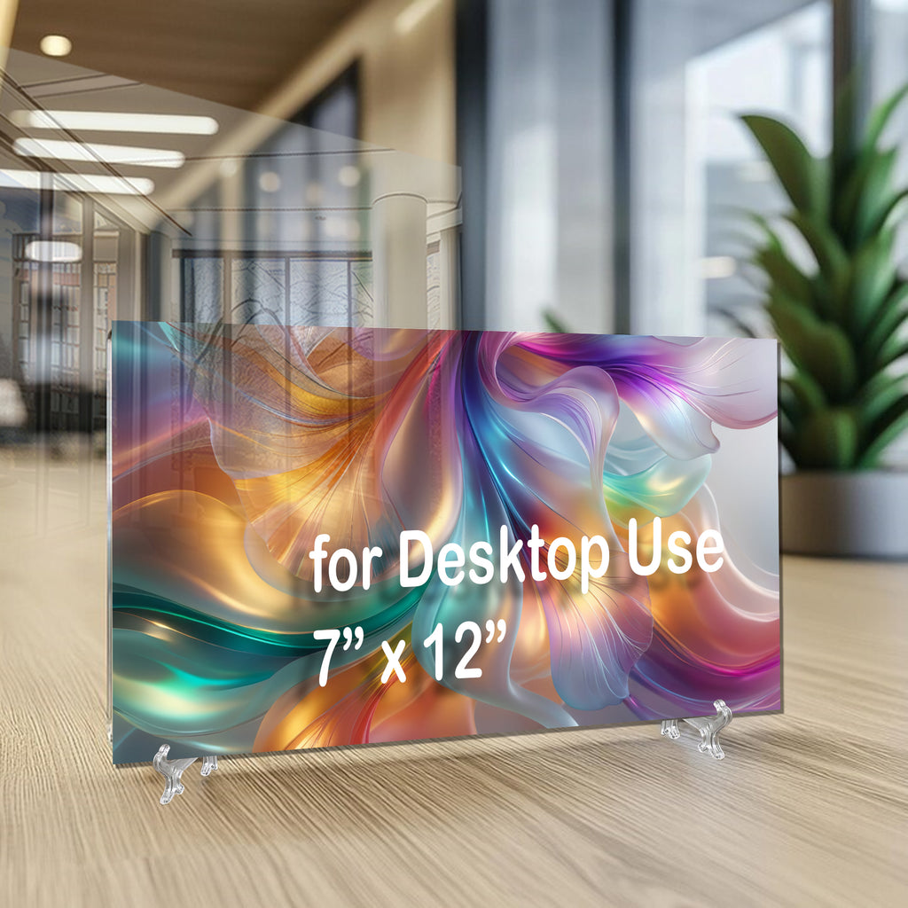 Renkli ipeksi Soyut Temperlenmiş Cam Tablo, Modern 3D Duvar Dekoru, Şık ve Lüks Cam Sanat Eseri