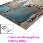 Kız ve Balonlar Temalı Temperli Cam Tablo – Modern Sokak Sanatı Tarzı, Renkli Duvar Dekoru