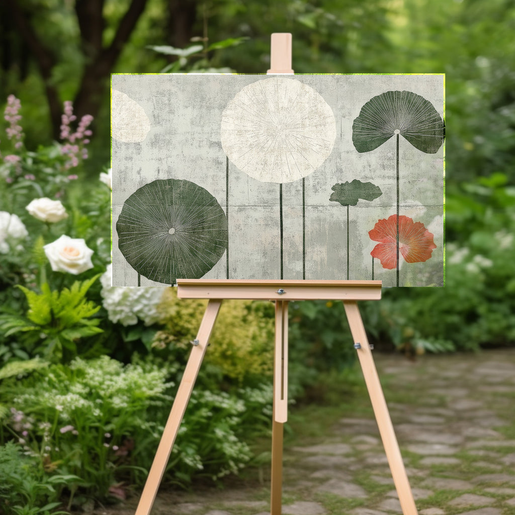 Renkli  Soyut Temperlenmiş Cam Tablo