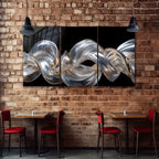 Renkli Soyut Temperlenmiş Cam Tablo