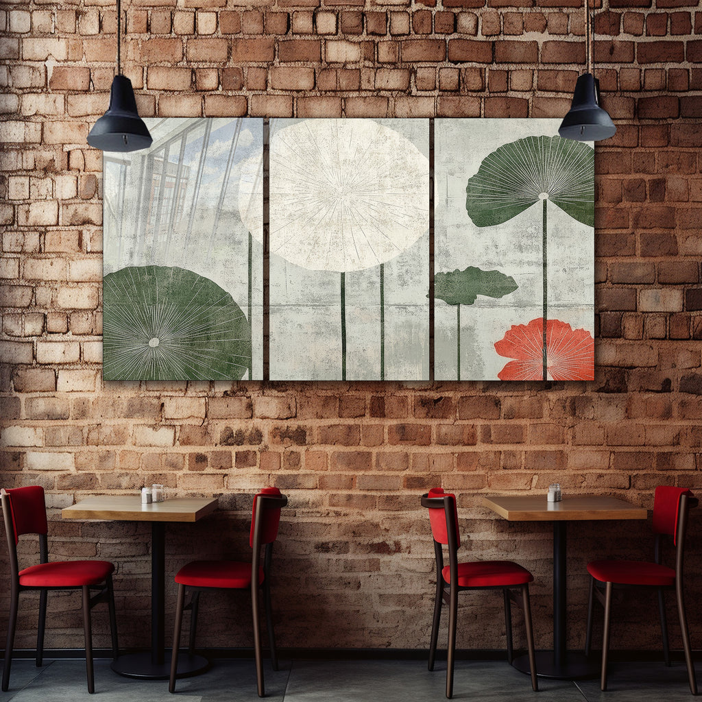 Renkli  Soyut Temperlenmiş Cam Tablo